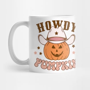 Howdy Pumpkin Halloween pumpkin Mug